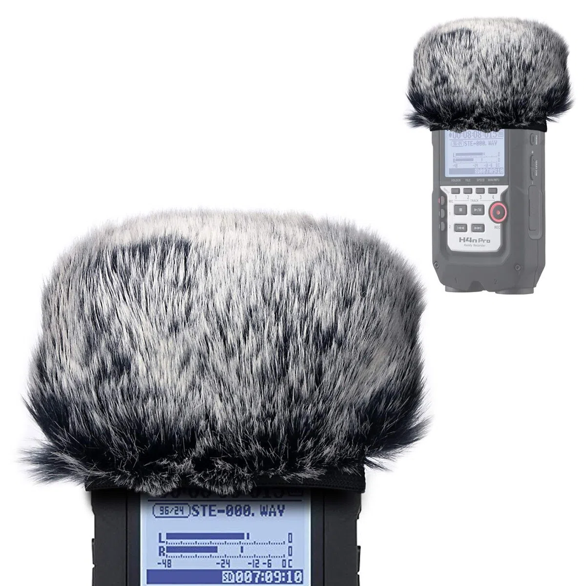 YOUSHARES - Microfono Peloso Parabrezza Outdoor Pop Filtro in schiuma per Zoom H4n Pro Handy Recorder Microfon