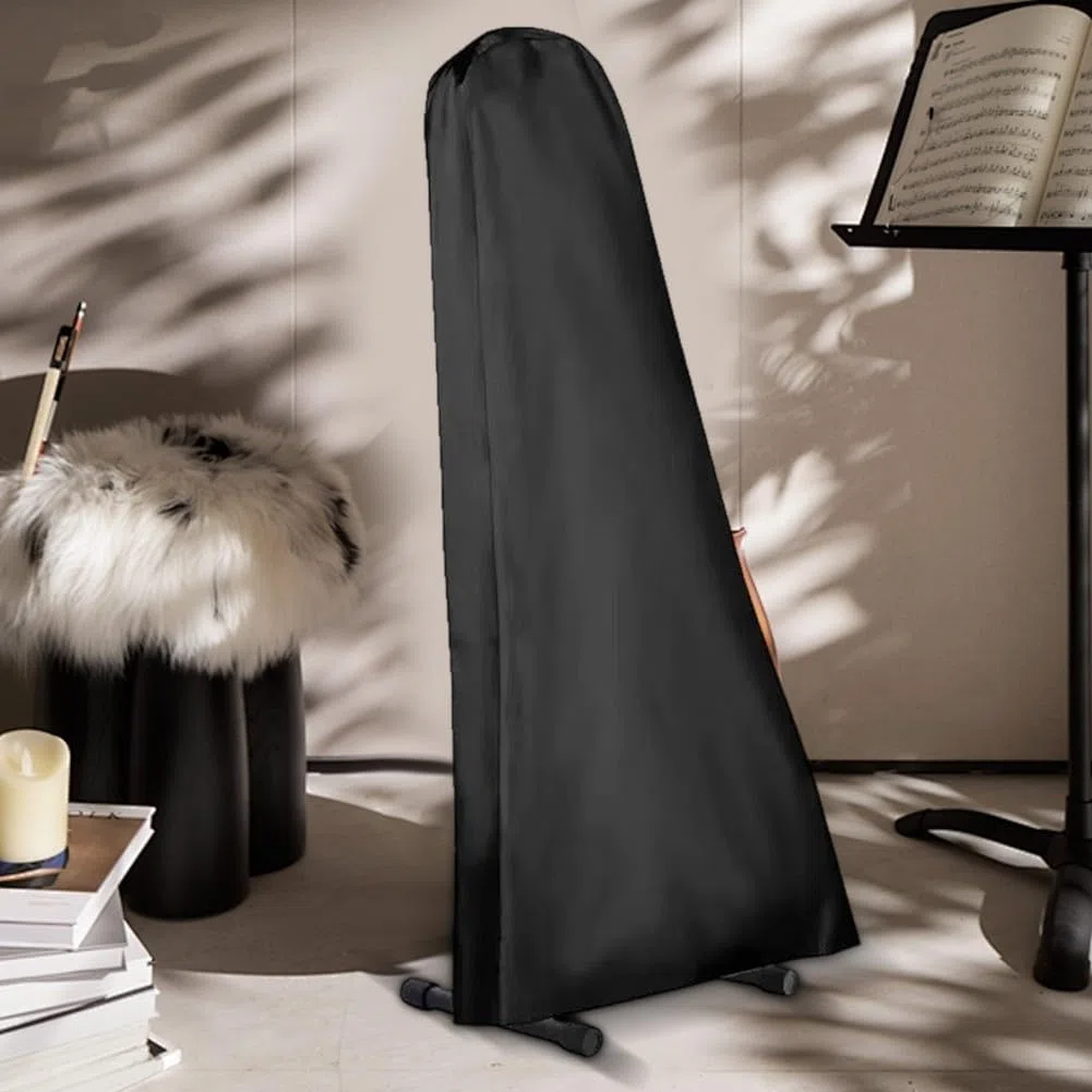 Copertura per chitarra acustica elettrica e basso, 120 x 50 cm, impermeabile, in tessuto Oxford 210D, custodia protettiva con custodia, colore nero