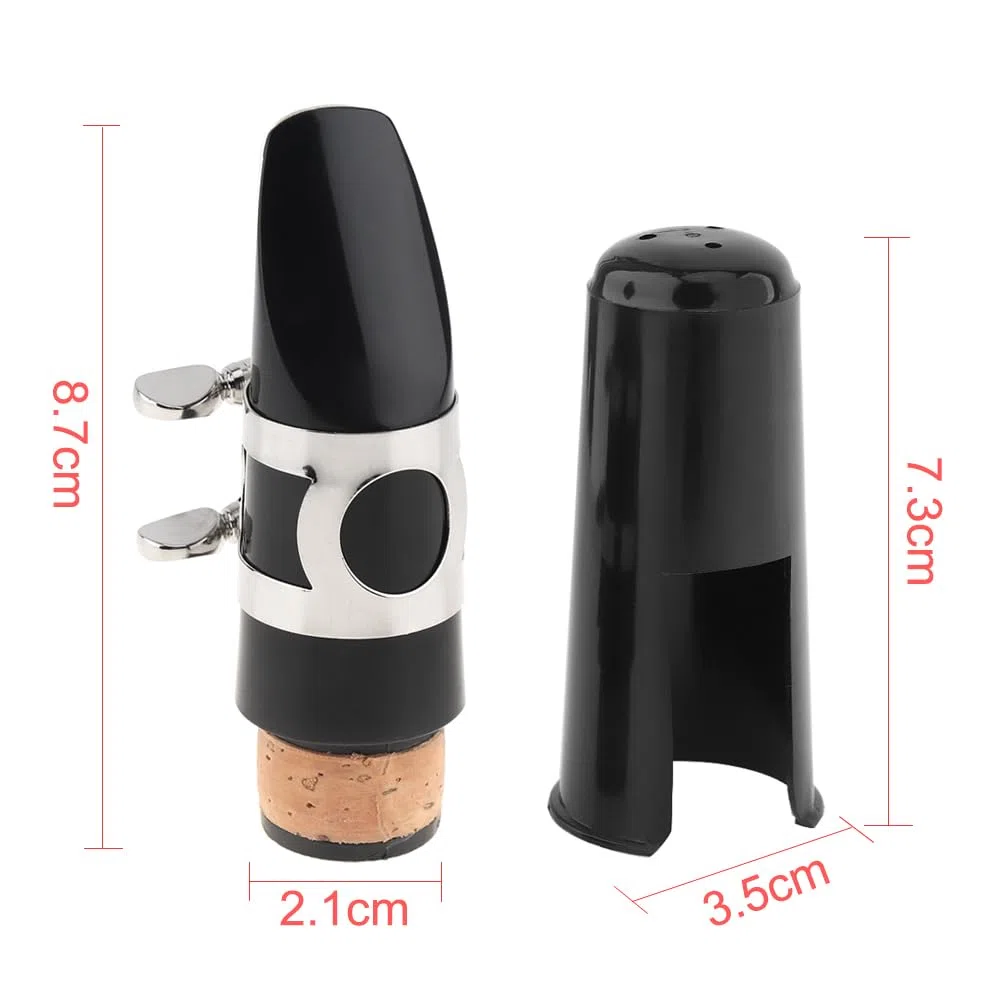 Bocchino per clarinetto in Sib con cappuccio legatura ance, kit tradizionale per clarinetto, bocchino professionale