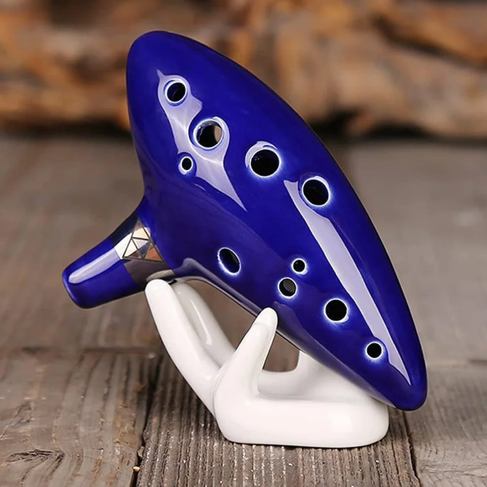 Legend of Zelda Ocarina, 12 fori Alto C Zelda Ocarina regalo per i fan di Zelda con custodia protettiva, perfetta per principianti e prestazioni professionali