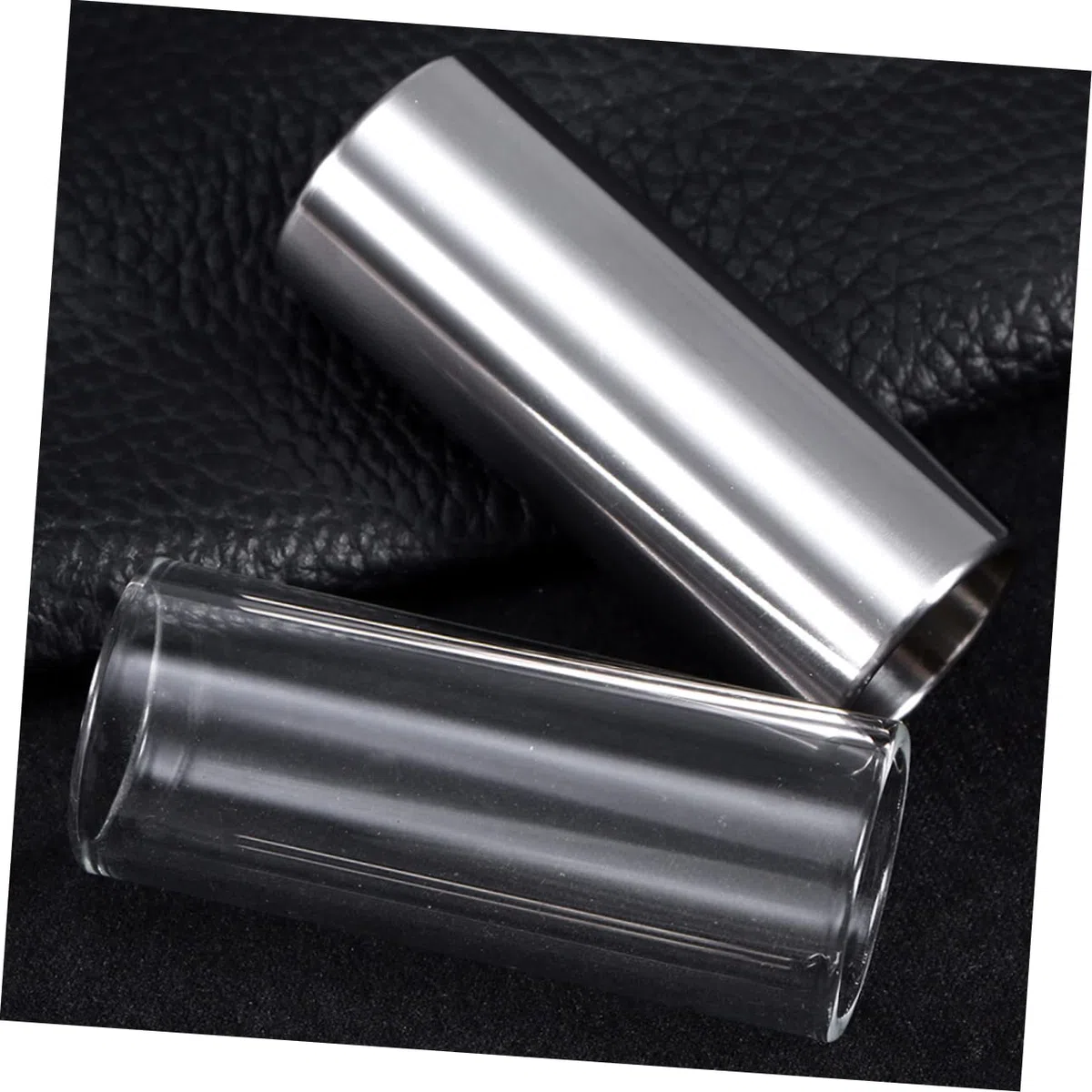 2pezzi Slide Per Chitarra Inossidabile Slide Bottleneck Per Chitarra Accessori Per Musicisti Professionisti e