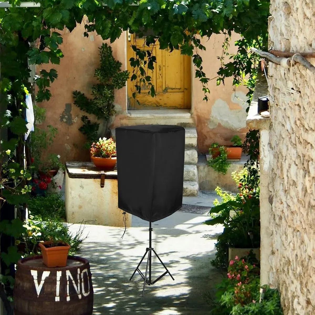 Copri Altoparlanti Antipolvere | Rivestimento per Casse Audio - Borsa Protettiva in Tessuto Oxford Spesso per Raduni DJ e Serate all'Aperto in Giardino