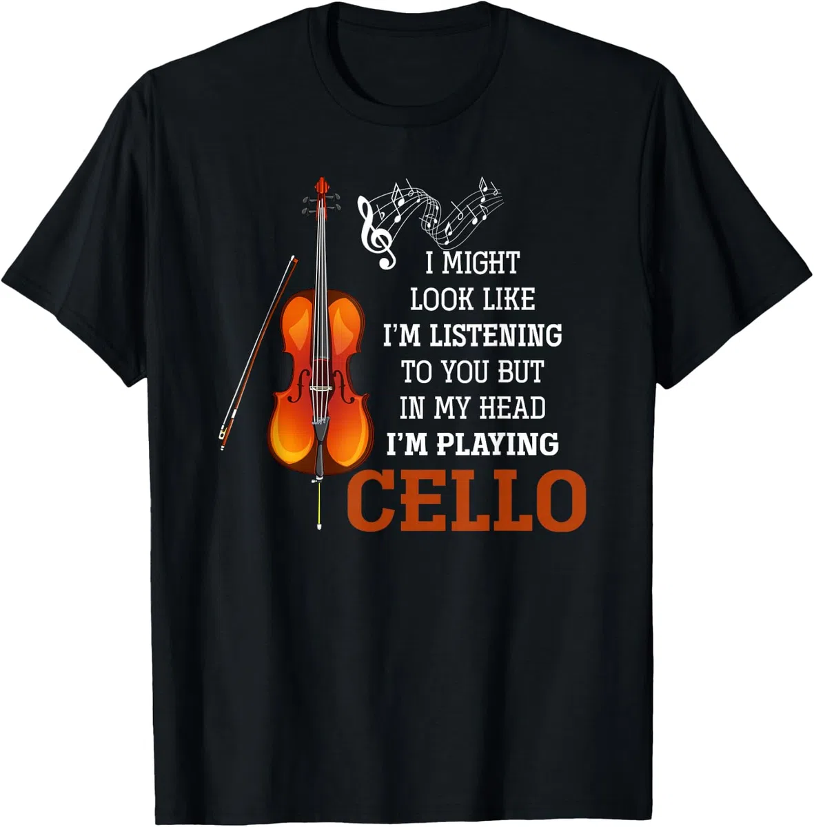 Violoncellista Regalo Divertente per Cellista Violoncello Maglietta