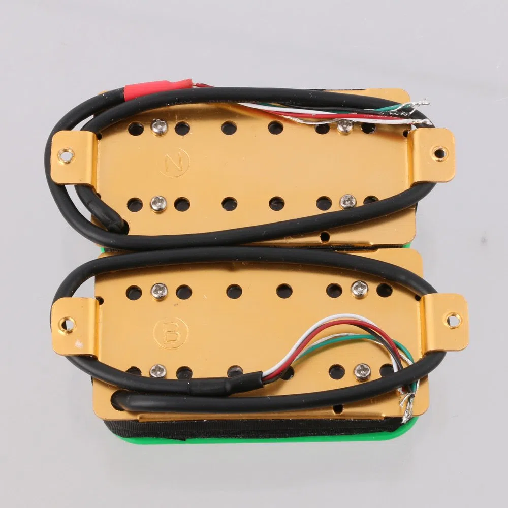 ceramica magnete chitarra elettrica pickup humbucker collo & Bridge Invader Style, Green