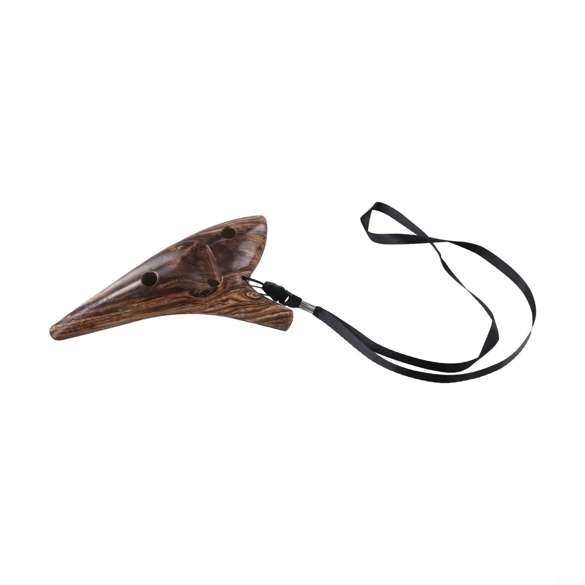 Ocarina musicale a 12 fori con pacchetto completo, tono di Do alto, ideale per l'apprendimento e le prestazioni (marrone)