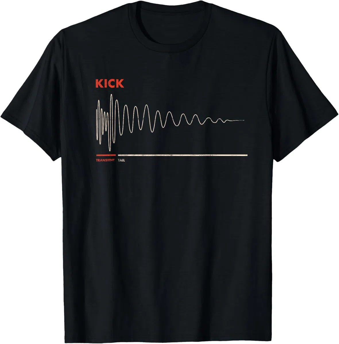 KICK Snare Clap DAW Producer Audiowave DJ Drum Synth VST OSC Maglietta