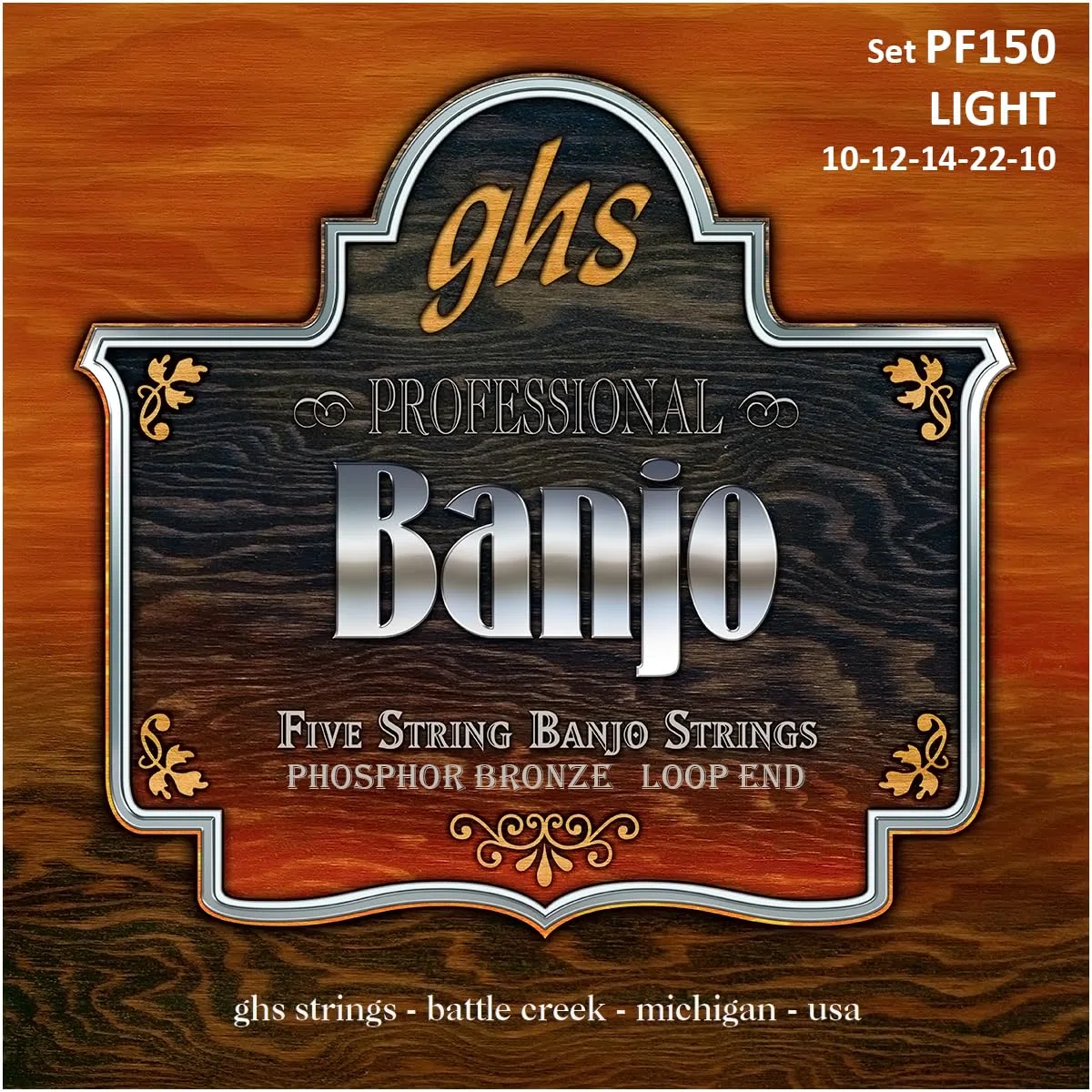GHS Corde per banjo leggero 10-12-14-22-10