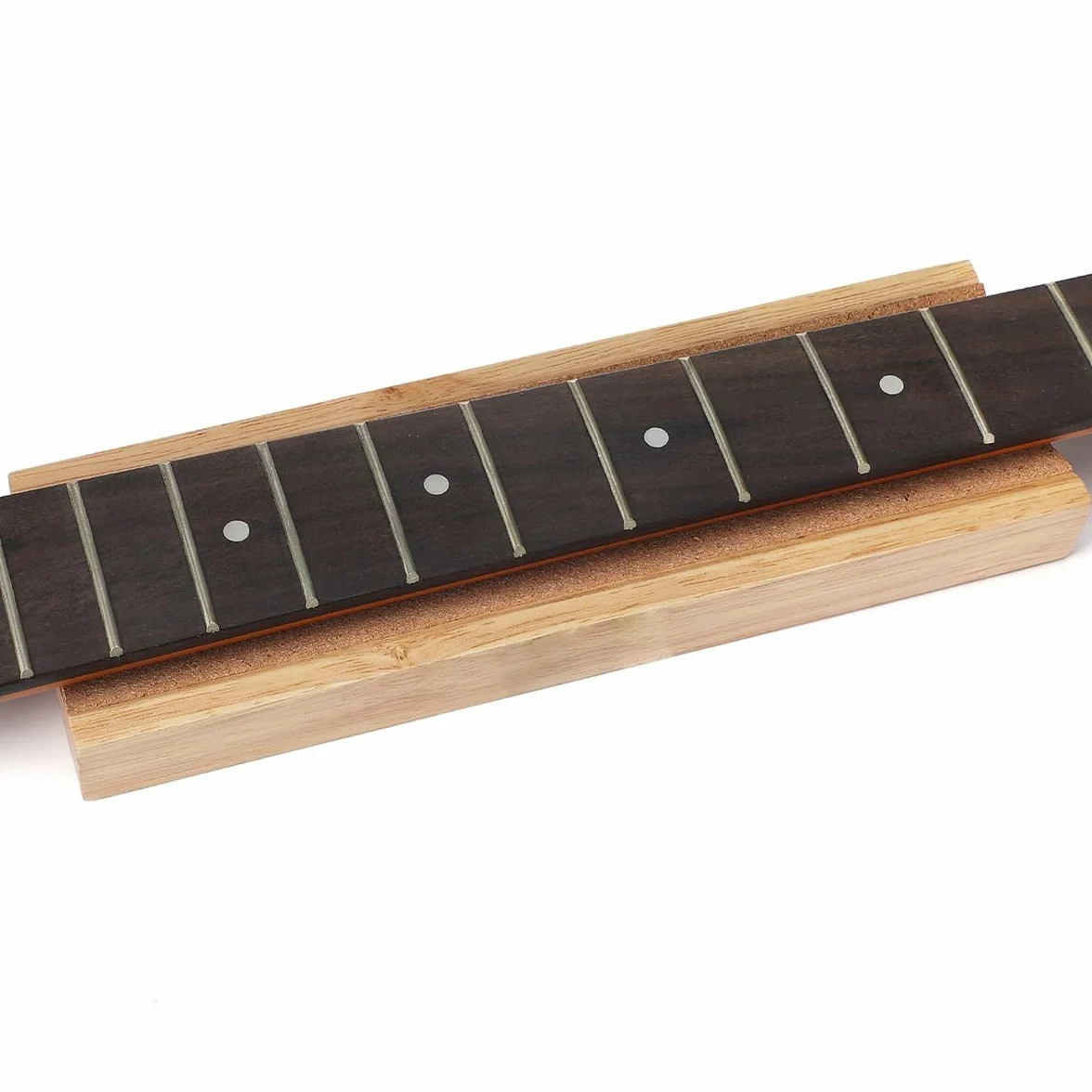 Supporto per poggiacollo per chitarra, supporto per poggiacollo in legno, espositore per chitarre, bassi, ukulele