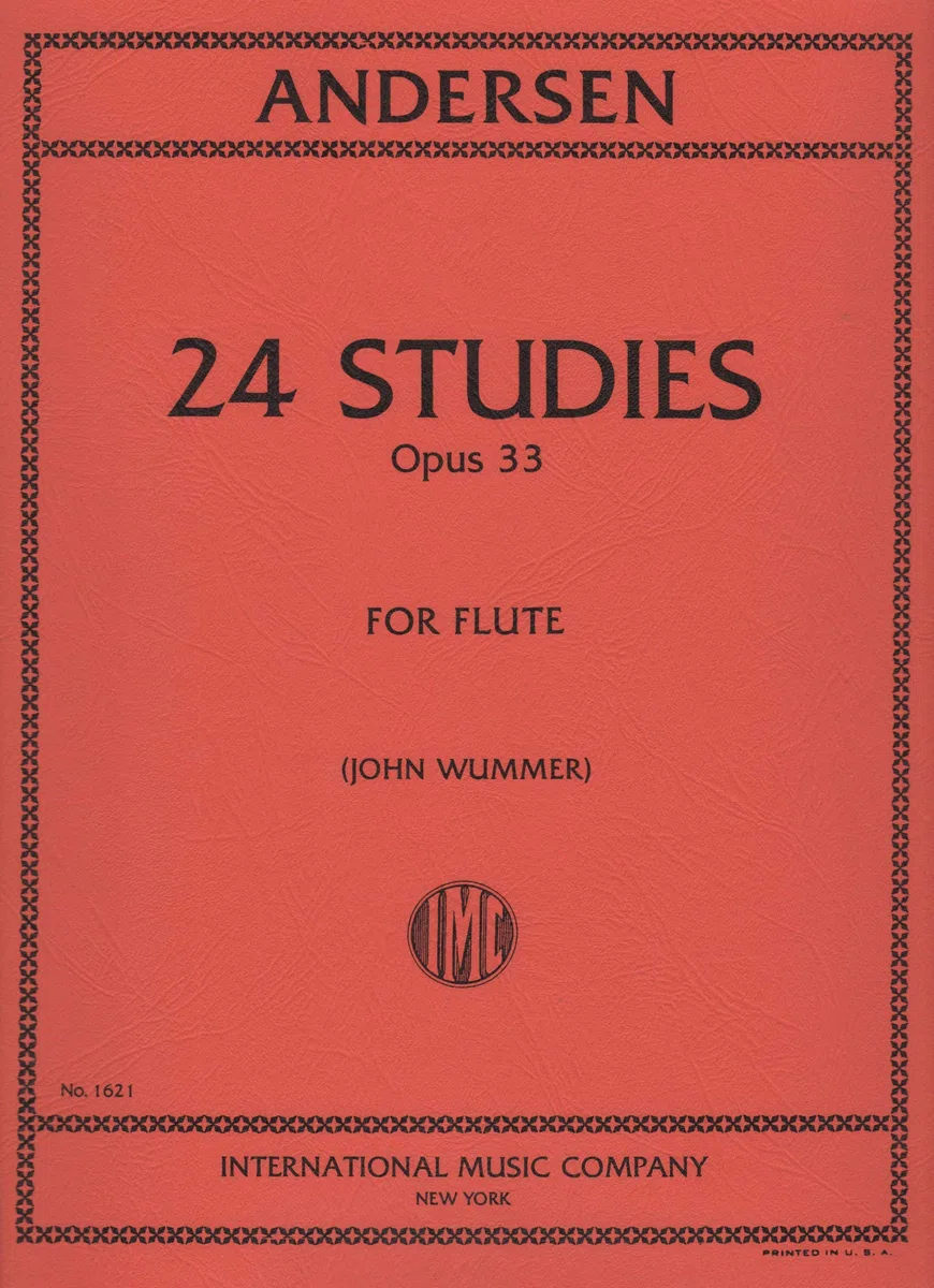 ANDERSEN - Pequeños Estudios (24) Op.33 para Flauta (Wummer)