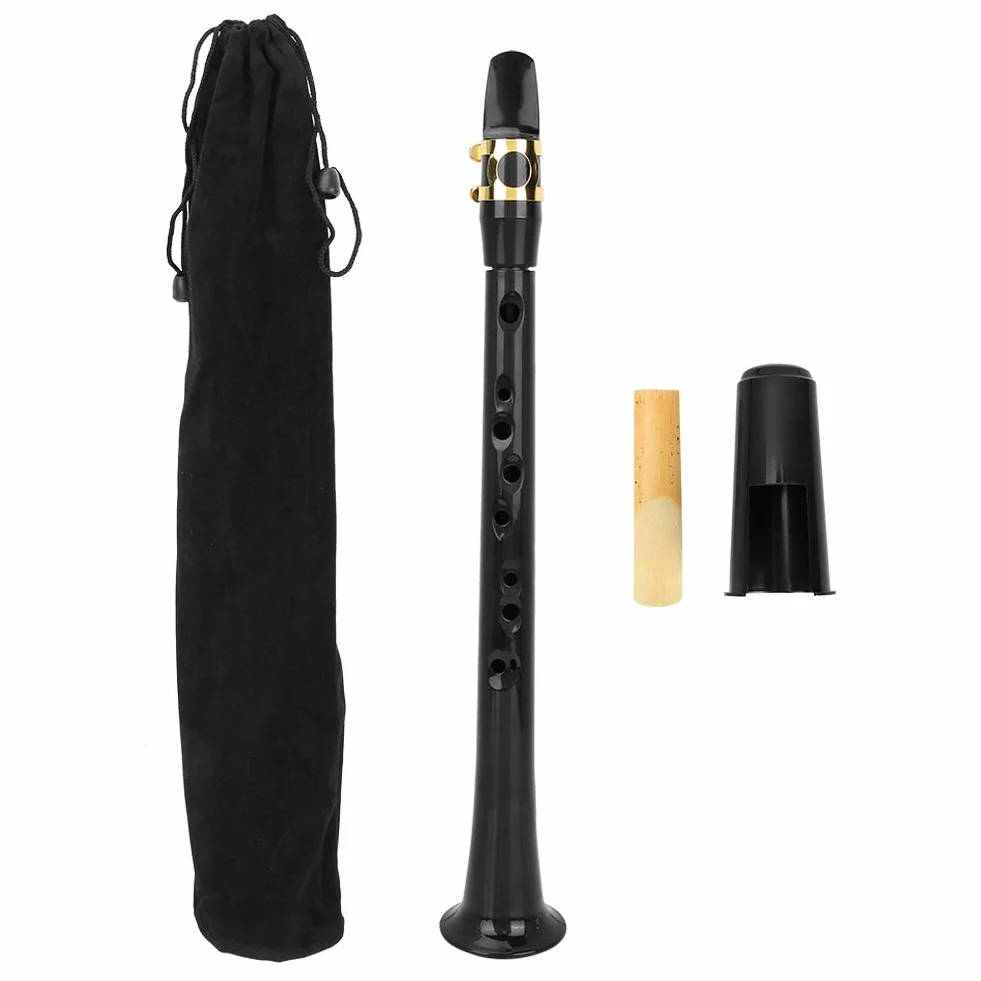 Pocket Sax Mini Sassofono Tascabile Sassofono Sassofono Tascabile Portatile Pratica Sax con Borsa Ad Ancia Strumento a Fiato Bb Tune