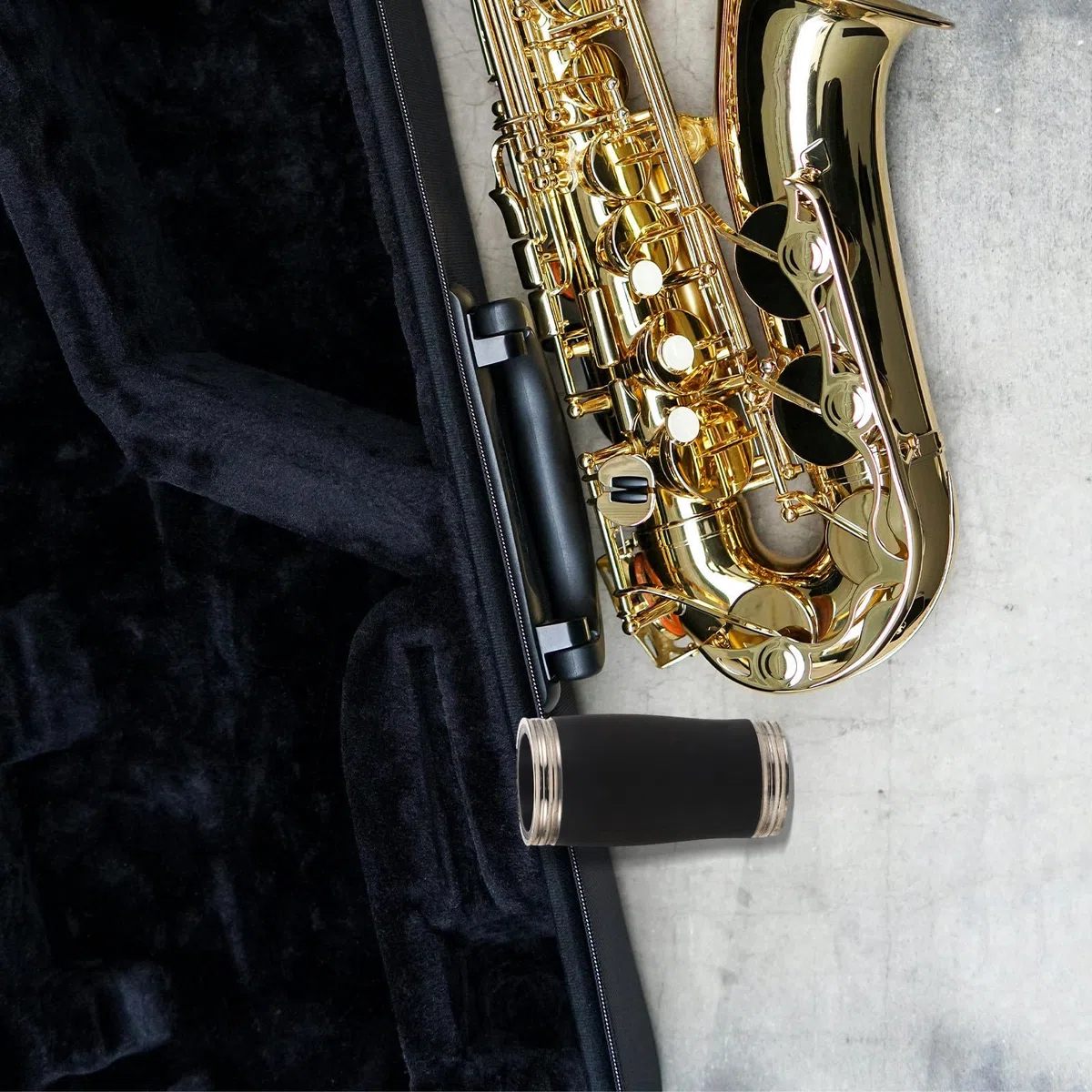 Toyvian Barilotto per Clarinetto in Plastico Nero a Due Sezioni da 62mm Accordatura Precisa e Lavorazione Accurata per Pratiche e Manutenzione Quotidiana
