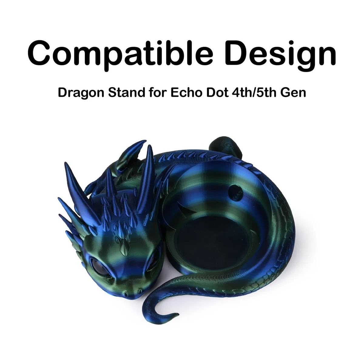 Supporto per drago 4/5a generazione Smart, supporto per altoparlante Drago, supporto per la decorazione della casa, scrivania e libreria