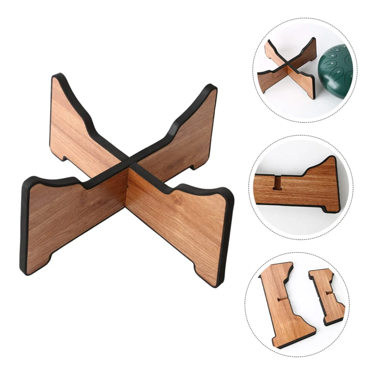 ibasenice Supporto Professionale Per Steel Tongue Drum Stand e Smontabile Per Esposizione e Riposo Pavimento Facile Da Installare e Durevole Per Tamburi