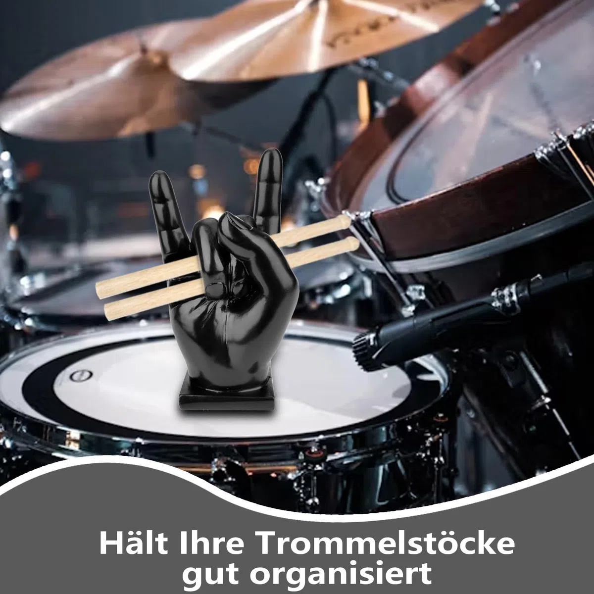 Supporto per Tamburi, Accessori per Batteria, Supporto Creativo Rock, Supporto per Tamburi, Supporto Creativo, Supporto per Tamburi