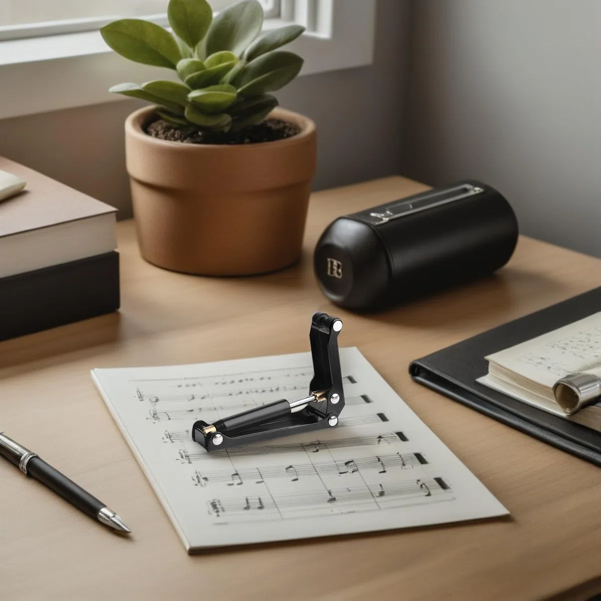Totority Dispositivo di Abbassamento Lento Leggero e Facile da Trasportare per Coperchio Pianoforte Accessorio per Pianoforte Verticale in Lega di Alluminio Nero