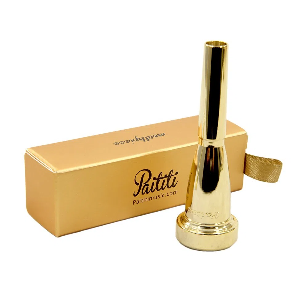 Bocchino per tromba in Sib Paititi 3C 3C Rich Tone Gold Plated