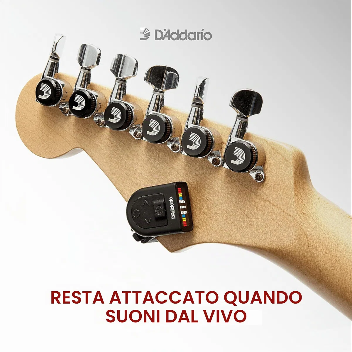 D'Addario NS Mini Accordatore Chitarra - PW-CT-12 - Accordatore Chitarra Classica, Acustica, Elettrica, e Altro