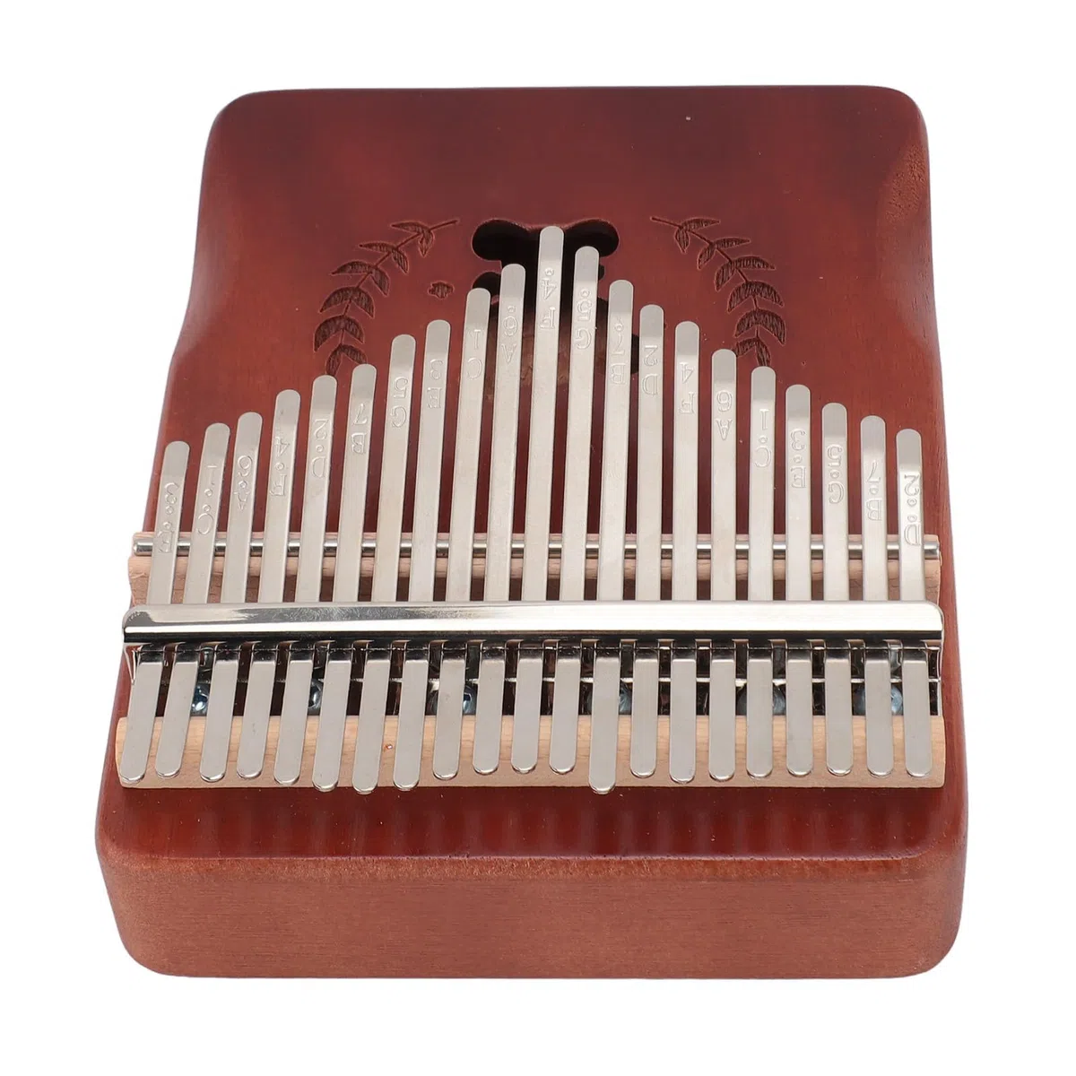 Pianoforte a Pollice a 21 Tasti, Struttura Stabile Kalimba in Legno con Sensazione di Comfort per l'esecuzione e l'intrattenimento Quotidiano (caffè sfumato)