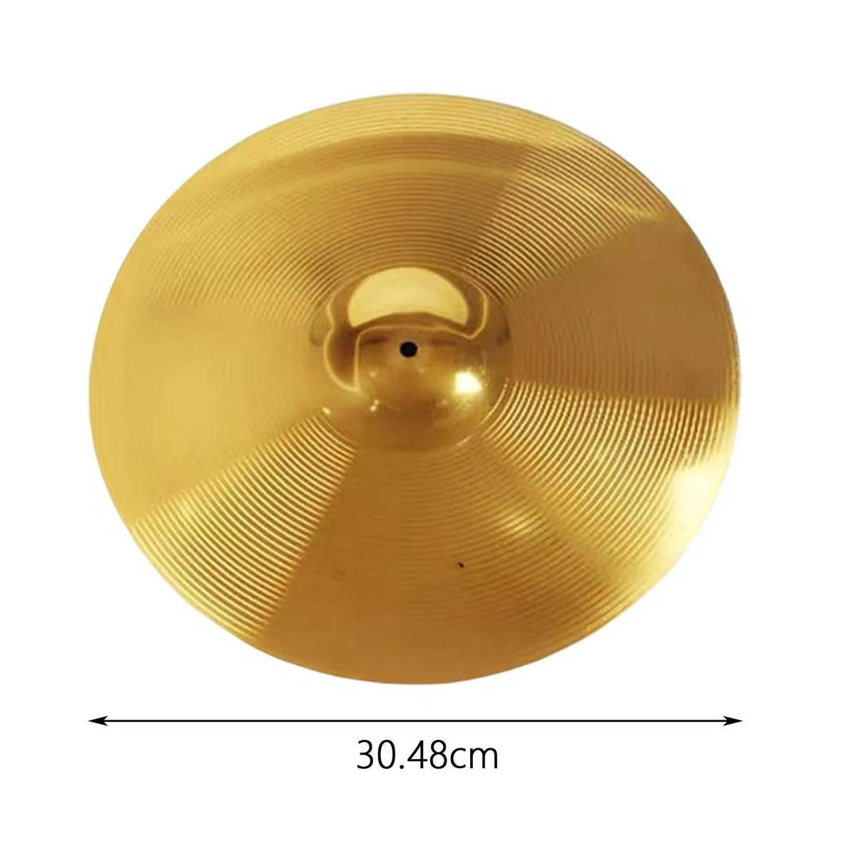 Piatti Crash in Ottone Hi Hat per Batteria Set di Strumenti Percussione, 12 pollici