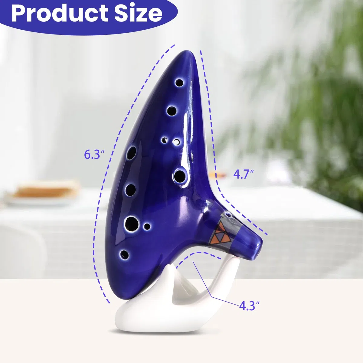 Legend of Zelda Ocarina, 12 fori Alto C Zelda Ocarina regalo per i fan di Zelda con custodia protettiva, perfetta per principianti e prestazioni professionali