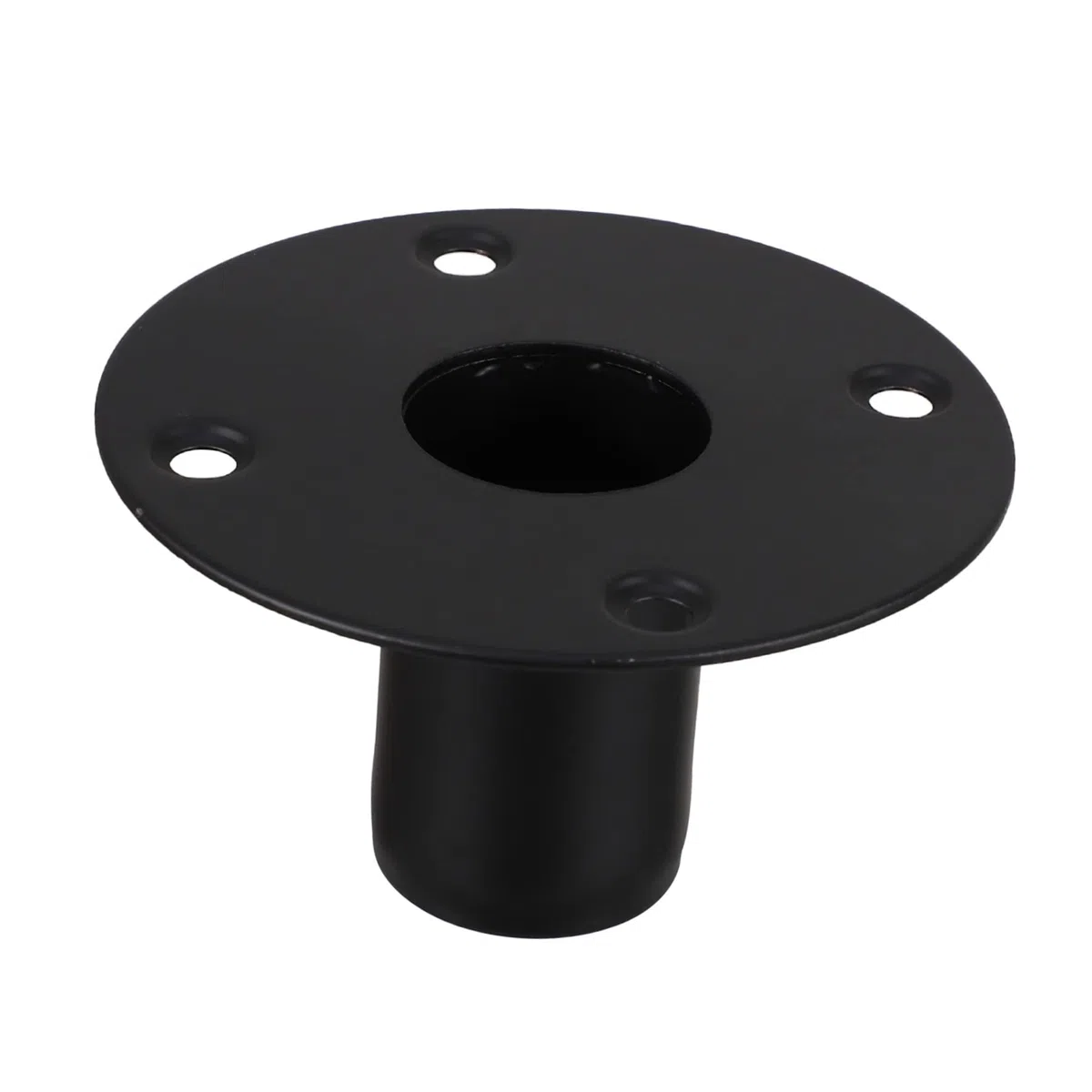 ERINGOGO Base per Altoparlante in Ferro Nero Fori per Viti, Supporto Piatto Pratico e Resistente, per Casse Audio e Montaggio Stabile