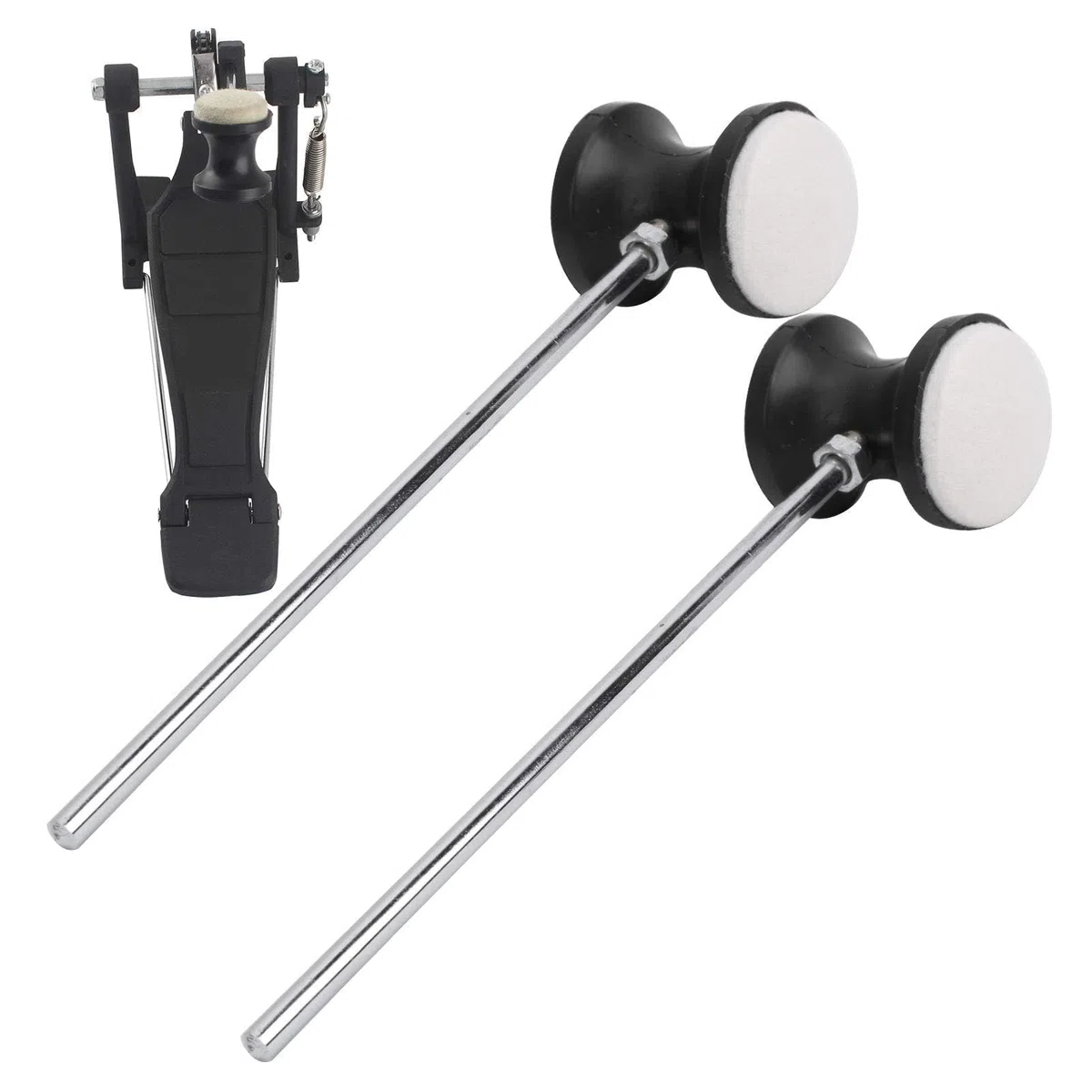 Battente per Batteria per Pedale, 2 Pezzi Martello per Pedale della Grancassa Accessori per Strumenti a Percussione del Martello del Battitore del Pedale del Tamburo
