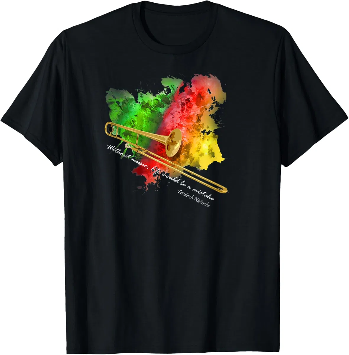 Regalo per trombonista strumento trombone Maglietta