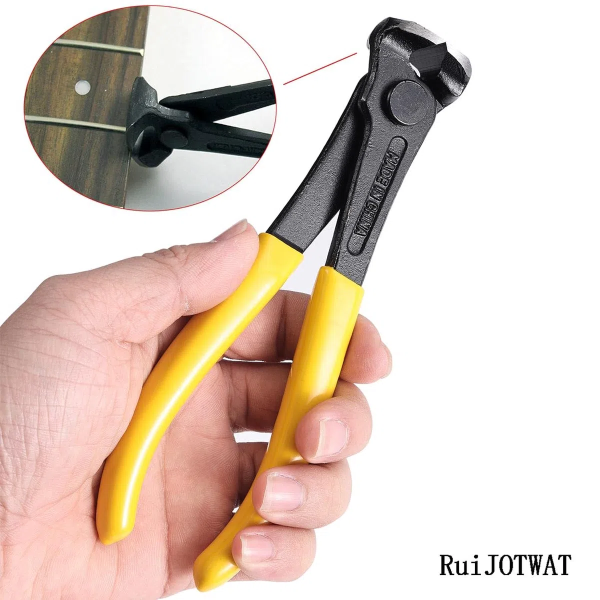 Tronchesino per tasti di chitarra da 6" Strumento per liutaio Pinza per estrazione corde Forbici per corde