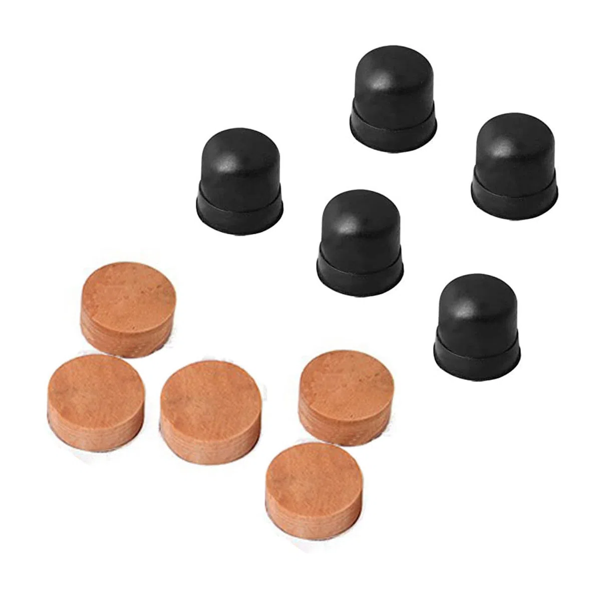 Trombone Cork Pads Riparazione Pad Sughero Pad Scorrevole con Estremità in Gomma Set Paraurti Acqua Spit Valore Performance Accessori, Riparazione di Tromboni