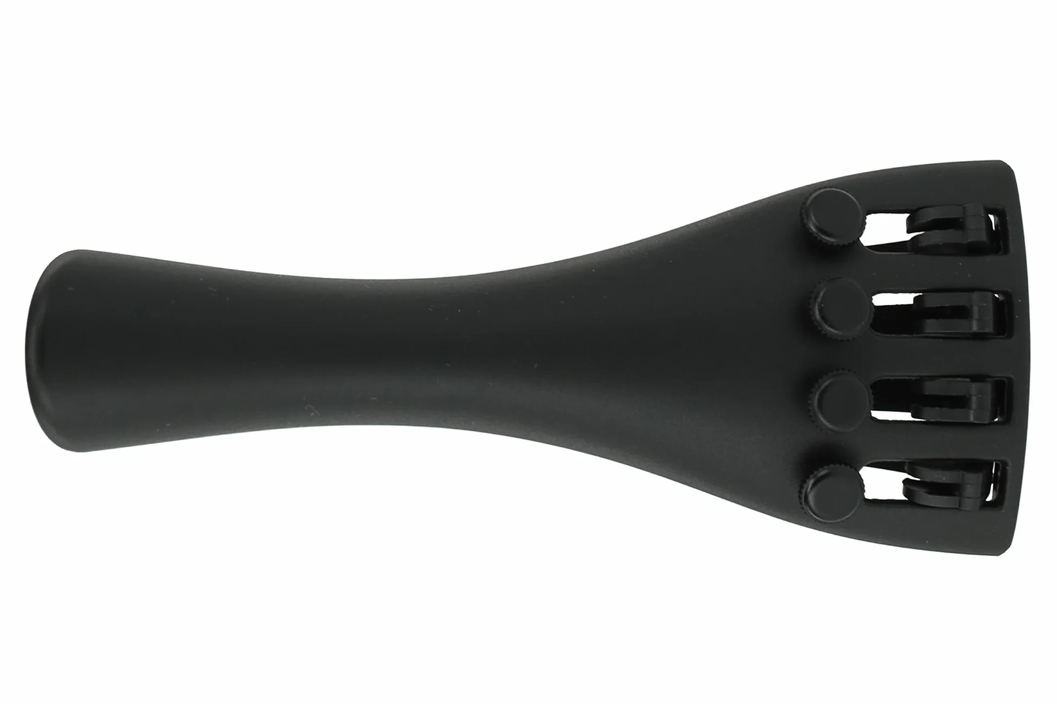 Wittner 918111 Cordiera Violino Ultra 4/4 - plastica high-tech - 4 microafinatori - ultraleggera - con cordino in nylon - nero