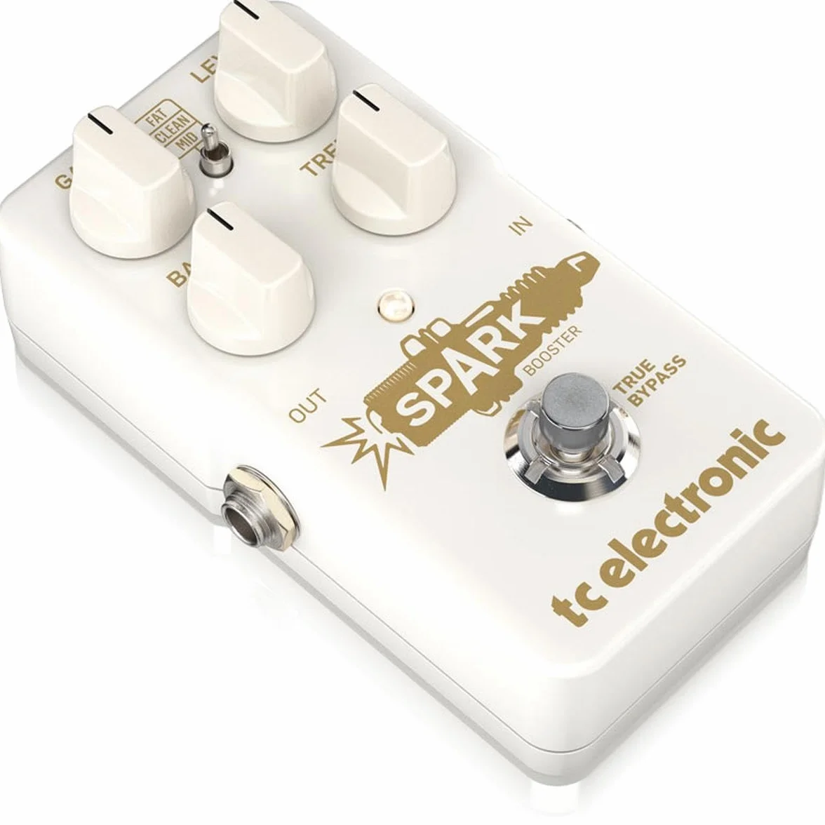 TC Electronic SPARK BOOSTER pedale booster con controllo del guadagno ed equalizzatore attivo
