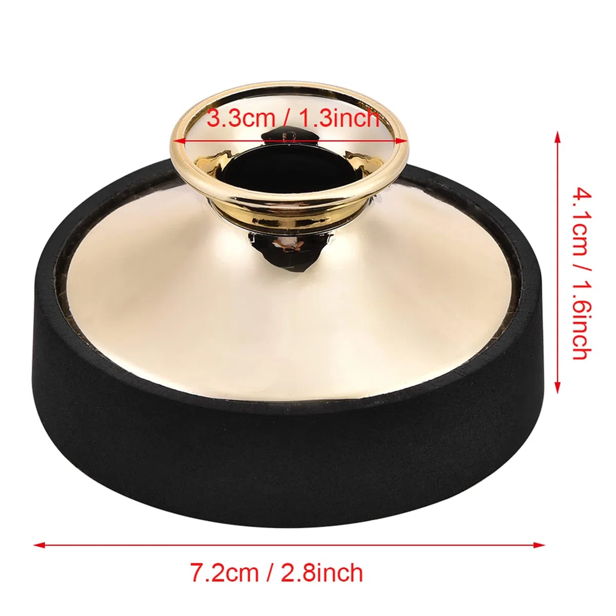 1PC Sassofono Contralto Muto Sassofono Contralto Muto Silenziatore Smorzatore di Plastica Leggera Pratica Abs Sassofono Senza Disturbare gli Altri(Oro)