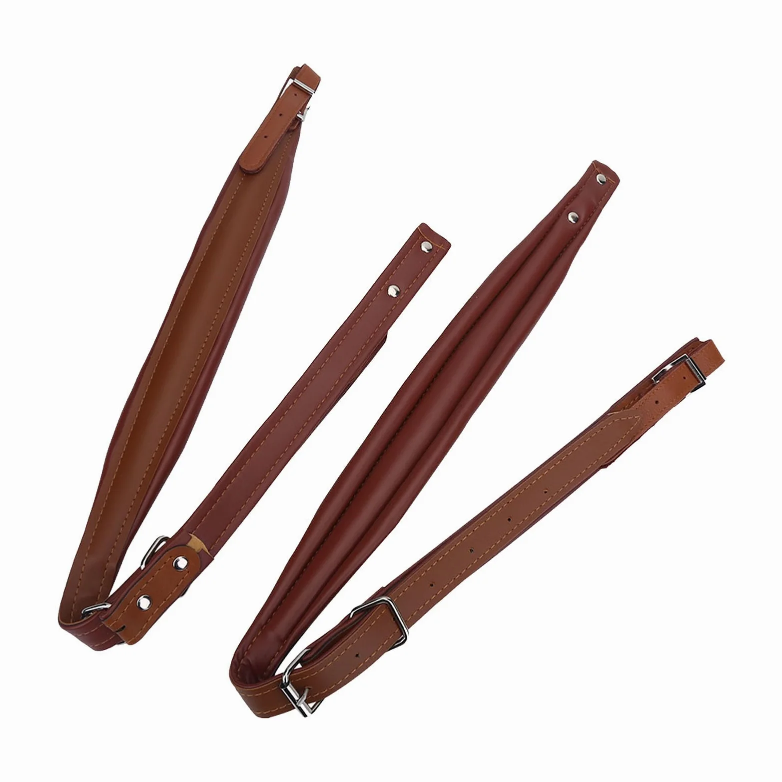 Cocoarm Cinghie per fisarmonica, cinghie regolabili a fisarmonica per fisarmonica da 16 a 120 bassi, in morbida pelle PU