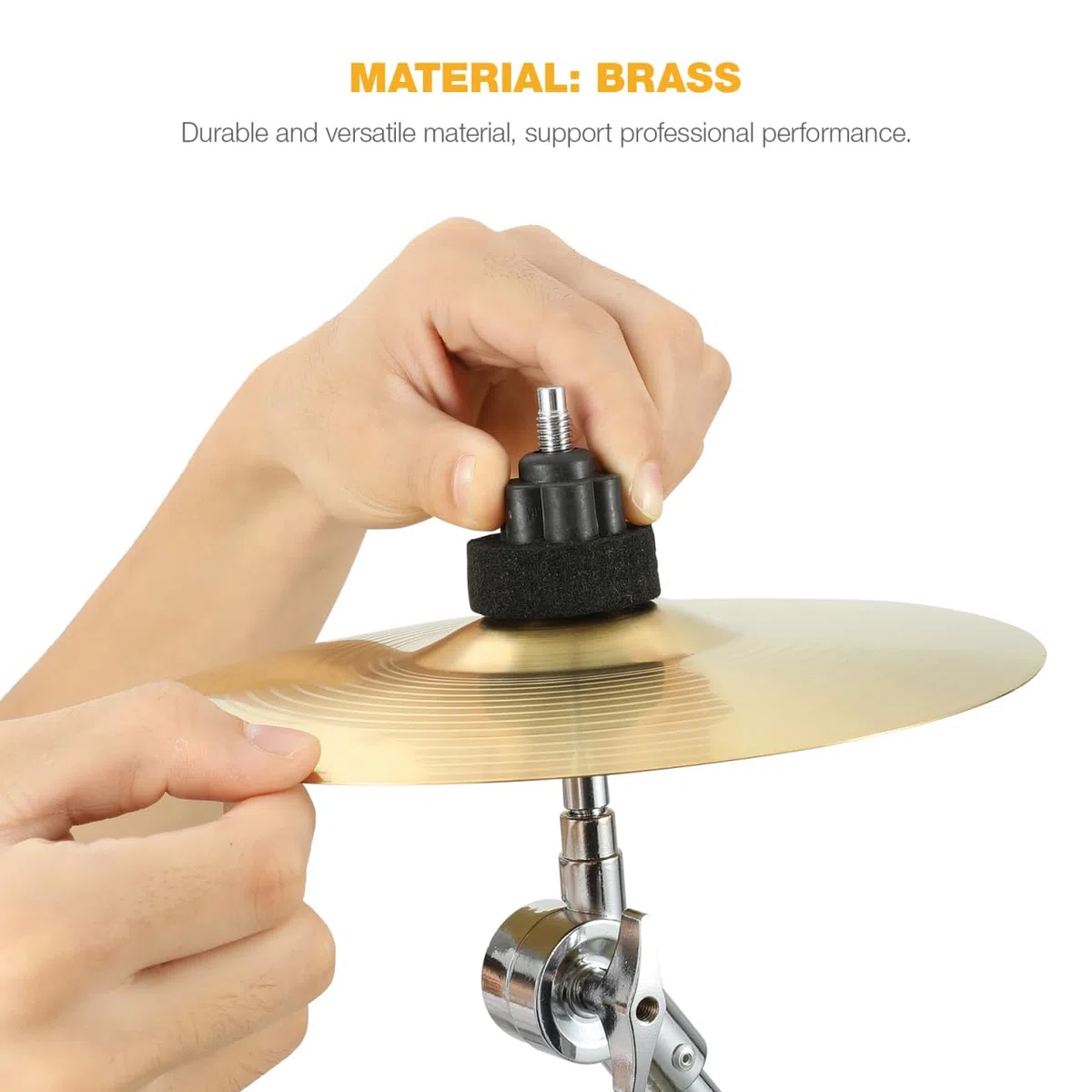 Piatti Crash Ride in Ottone per Batteristi Principianti e Professionisti Strumento Percussione Versatile e Resistente per Batteria