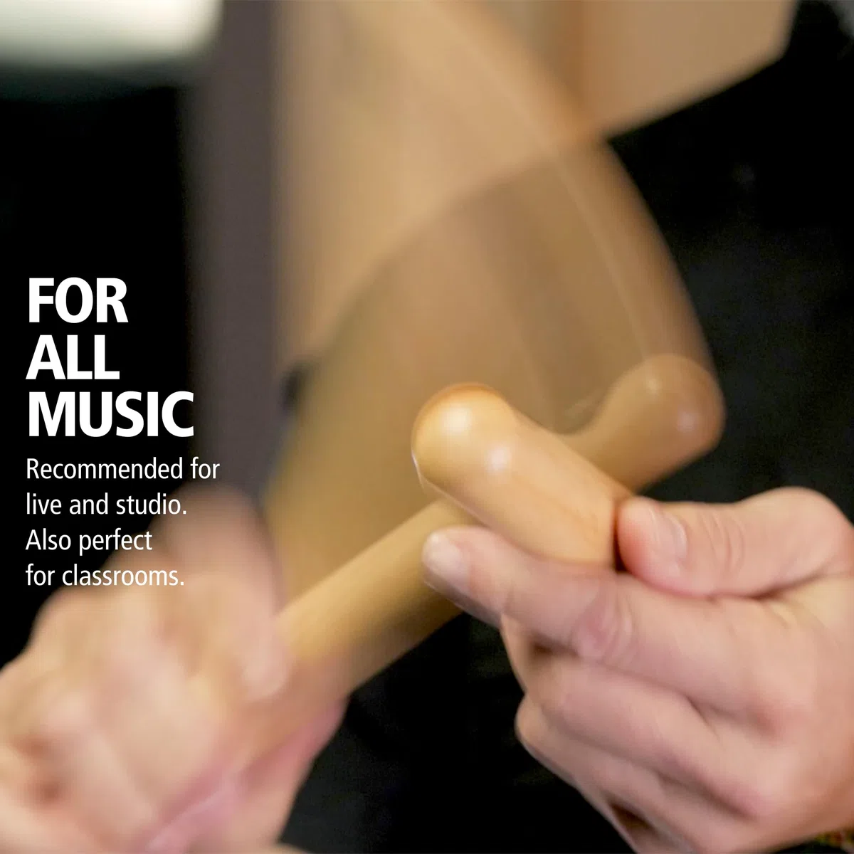 Meinl Percussion Claves CL1 Hardwood natural