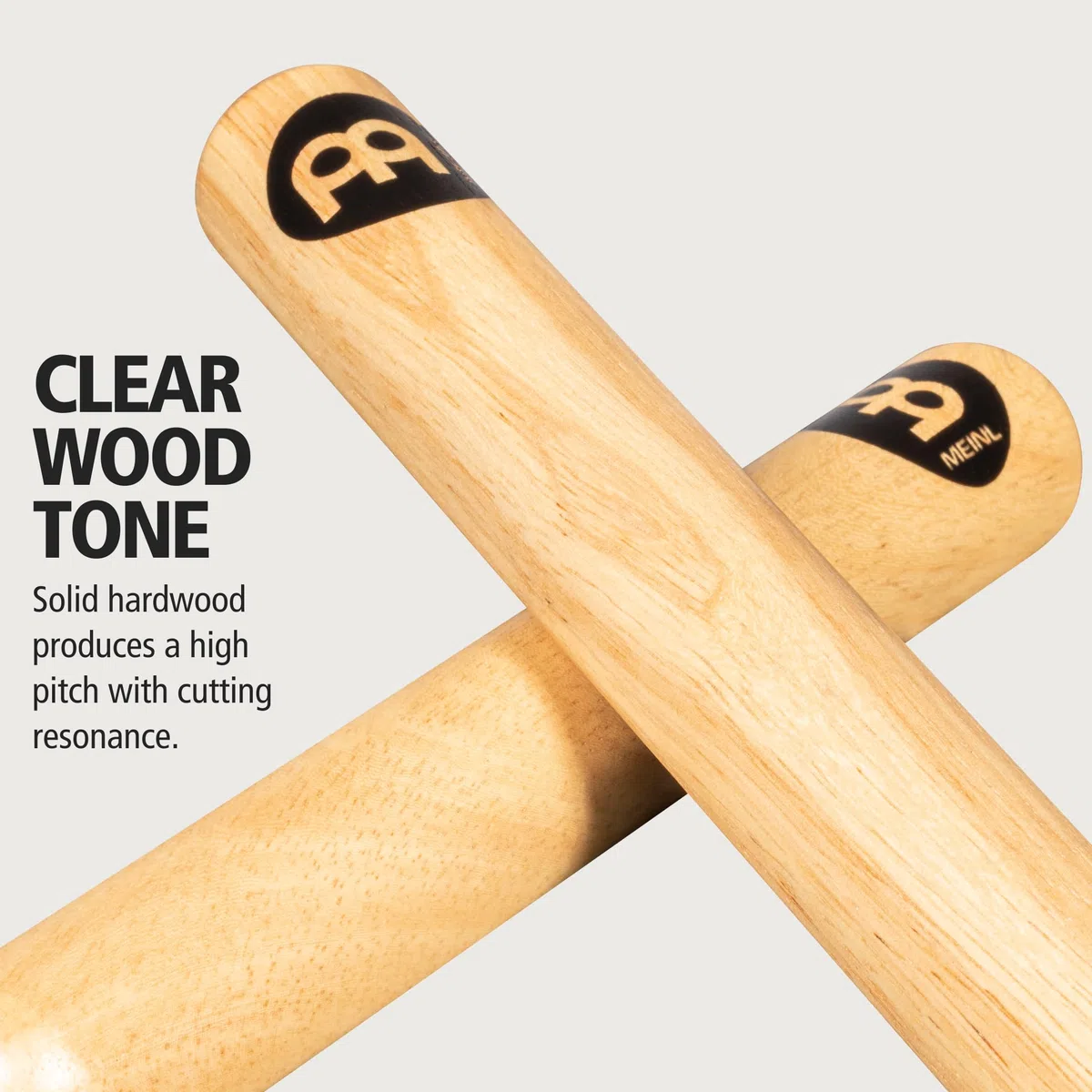 Meinl Percussion Claves CL1 Hardwood natural