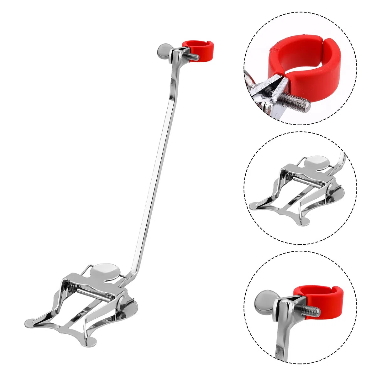 Fermaglio Musicale per Corno Francese, Supporto Portatile per Spartiti Musicali per Corno Francese Accessori per Strumenti a Lira in Metallo per Principianti che si Esercitano