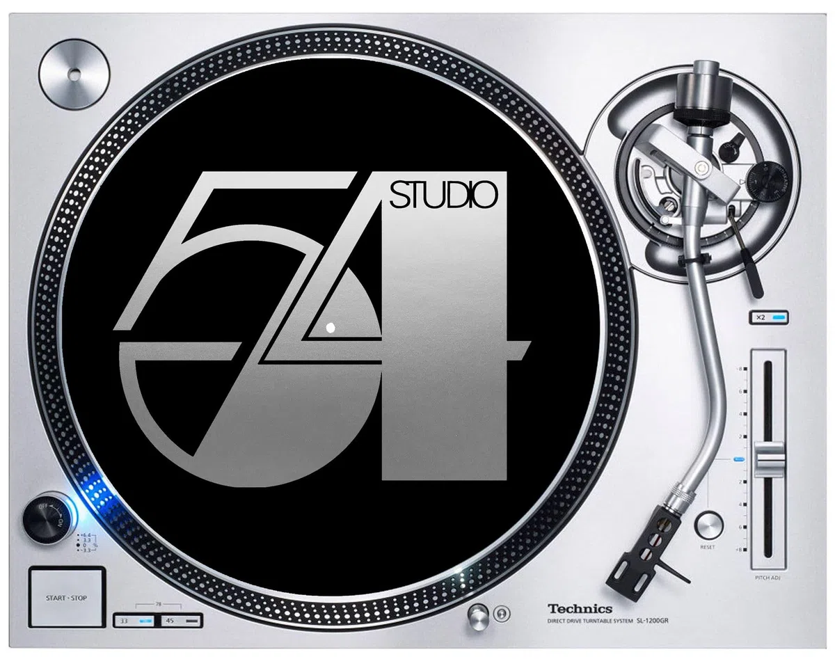 Studio 54 DJ Slipmat - Soul Funk Disco Disco Vinile Giradischi DJ Decks