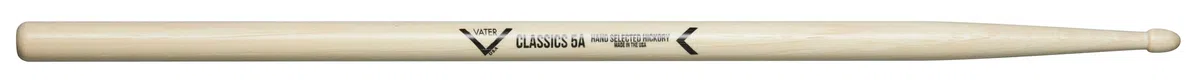 Bacchette di Vater VHC5AW - 5A Serie Classica - Hickory - Ghianda Punta di legno