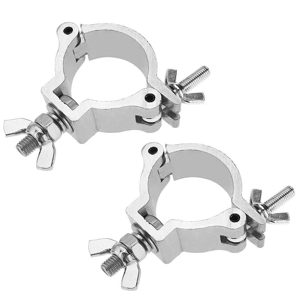 2 Pezzi Truss Clamp Morsetto per luci da palco in lega di alluminio,Luce della fase travatura morsetti Per DJ, per faretti, testa mobile, supporto per illuminazione
