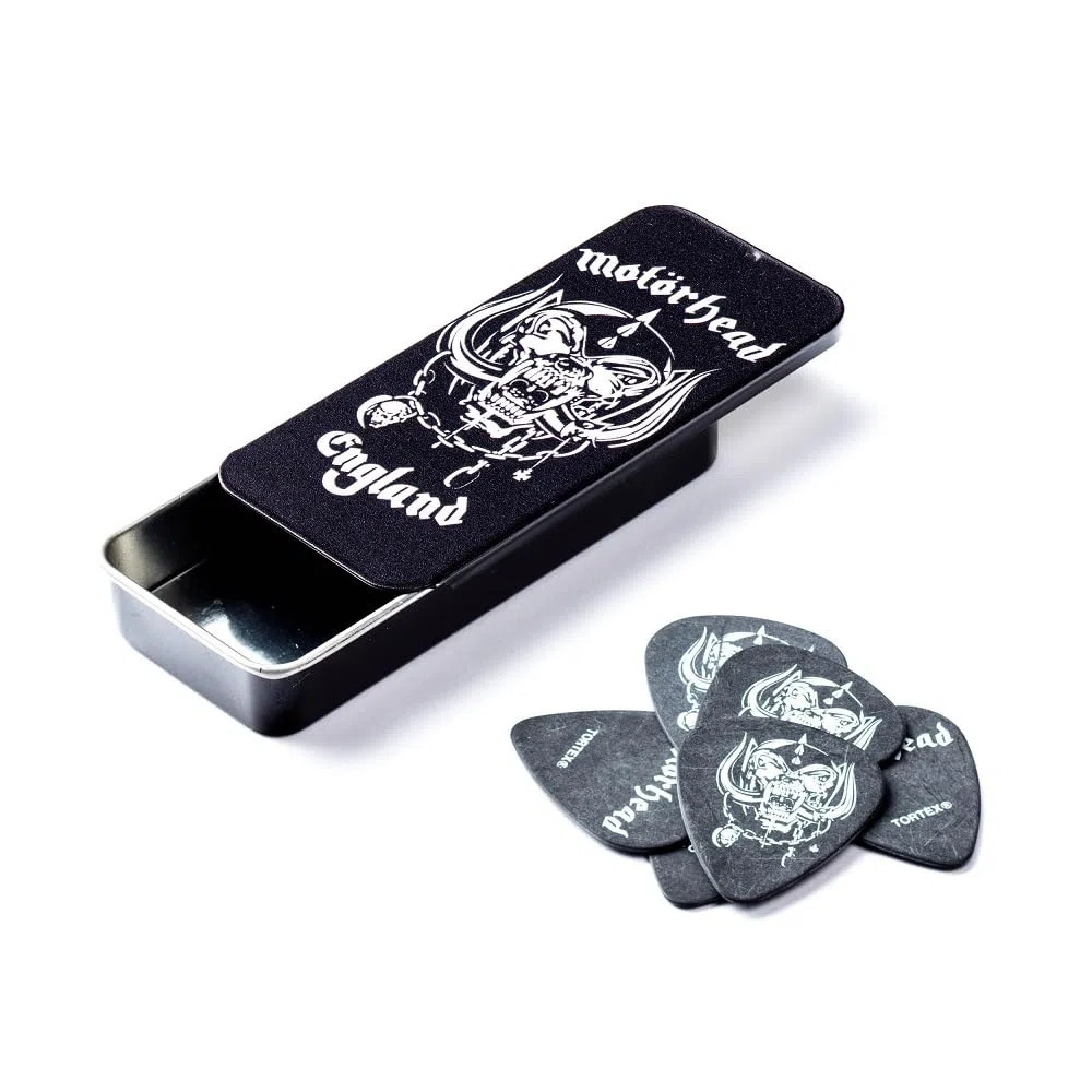 Dunlop Mhpt01, Confezione In Latta Da 6 Plettri, Motorhead
