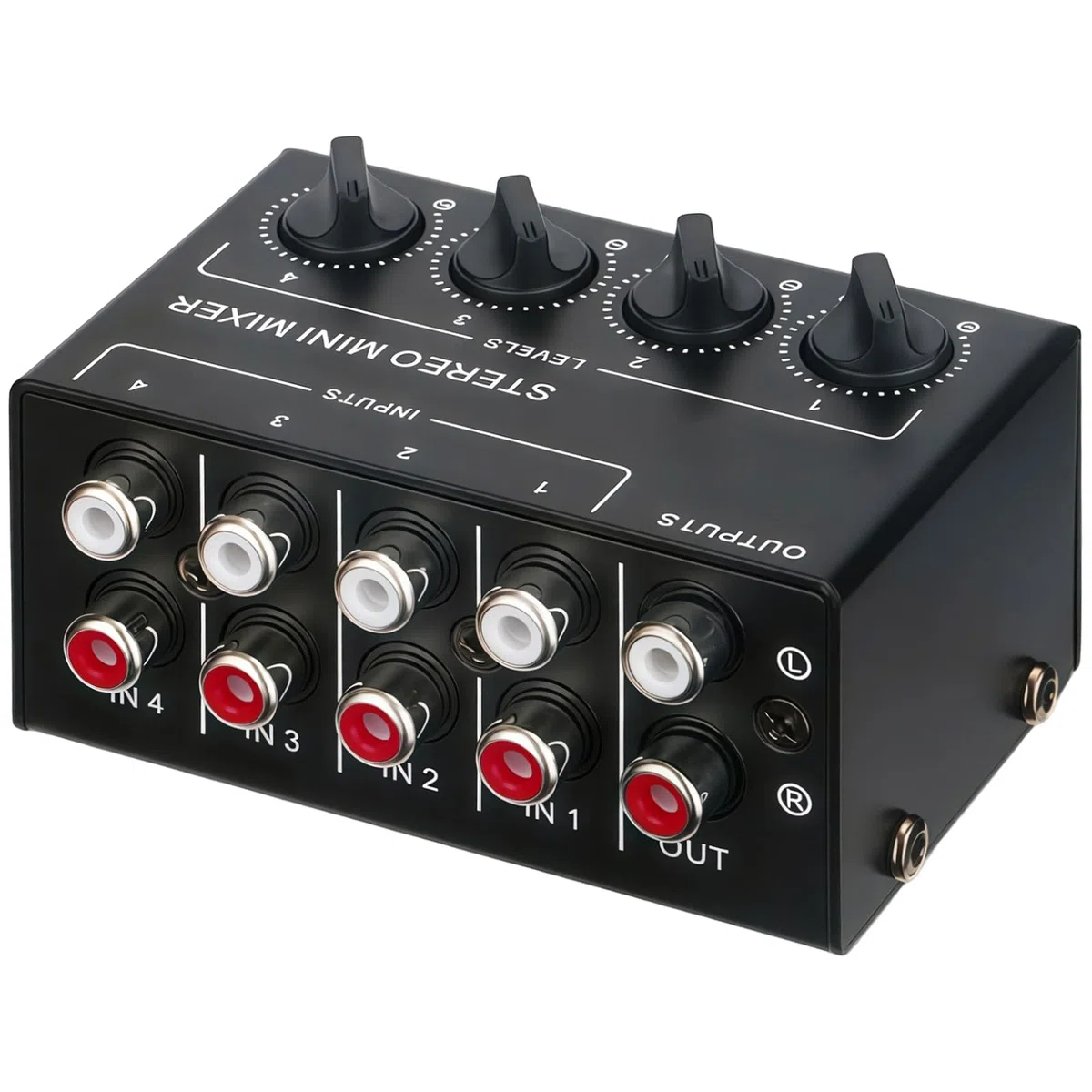 Mixer Stereo, Mixers Audio Passivo, Mmini Mixer Audioixer Passivo, Mini Mixers Stereo Per Dj, Home Theater E Home Studio