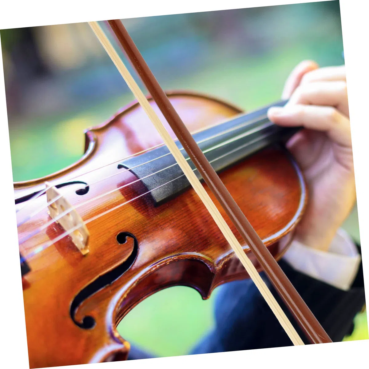 Abaodam Archetto per Violino in Legno 4/4 Archetto da Pratica per Principianti Eccellente Suono Crine Naturale