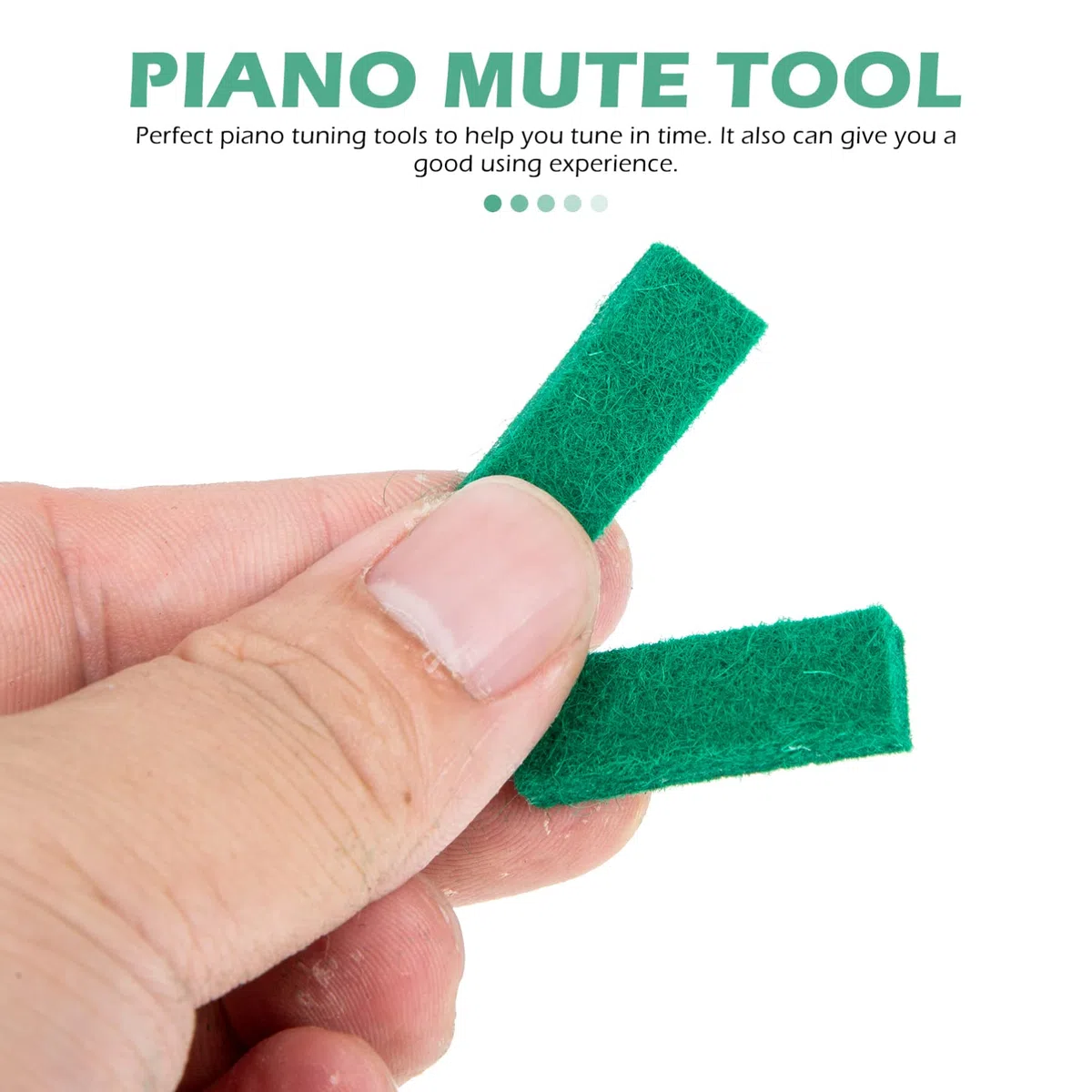 minkissy Strisce di Feltro per Silenziamento Pianoforte Strumento Professionale per Accordatura 50 Pezzi per Tecnici e Studenti
