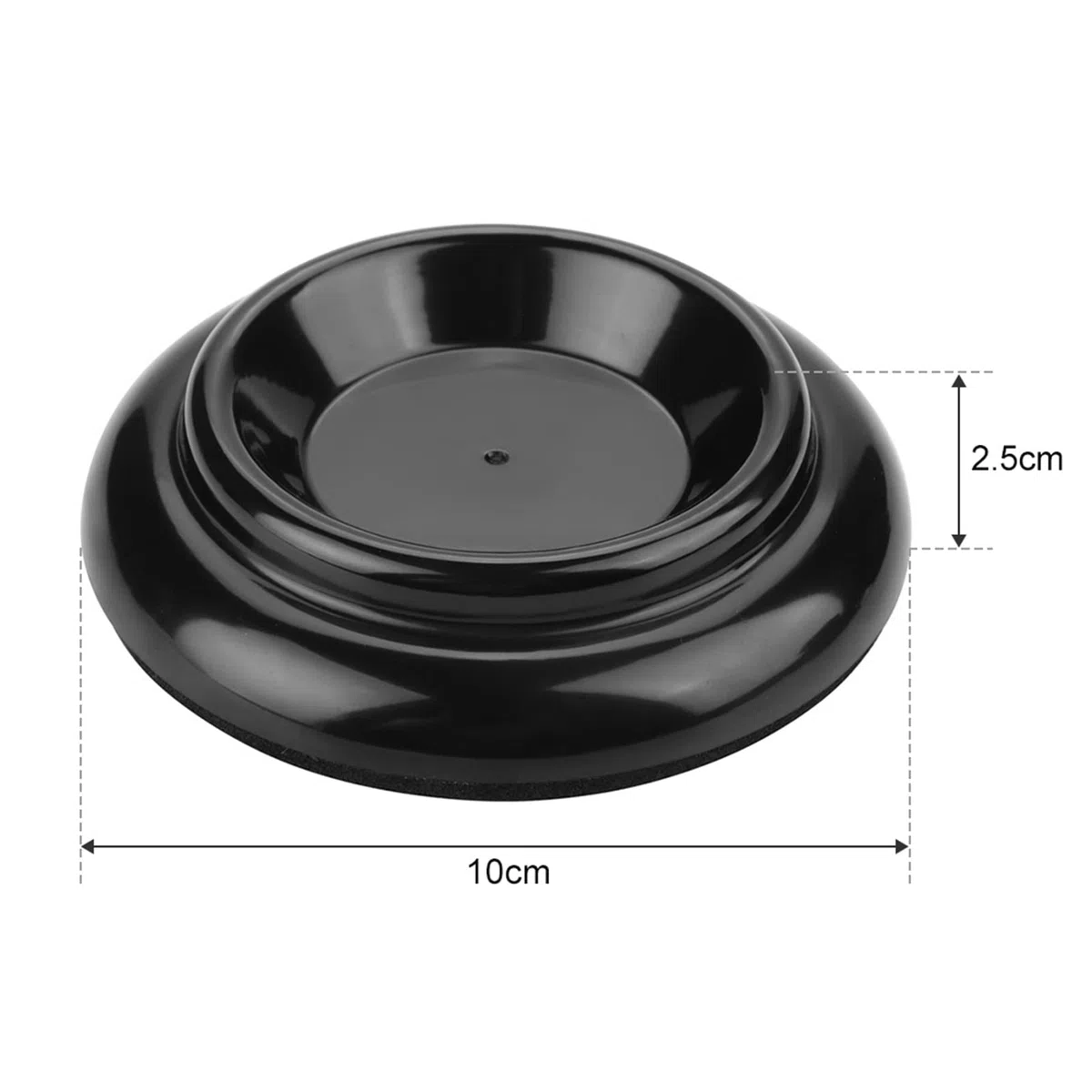 Set di 4 Poggiapiedi per Pianoforte Durevoli con Eccellente Carico per Gambe di Pianoforte Verticale, Coppe, Accessori per Isolamento Acustico e Resistenza Allo Scivolamento, Plastica