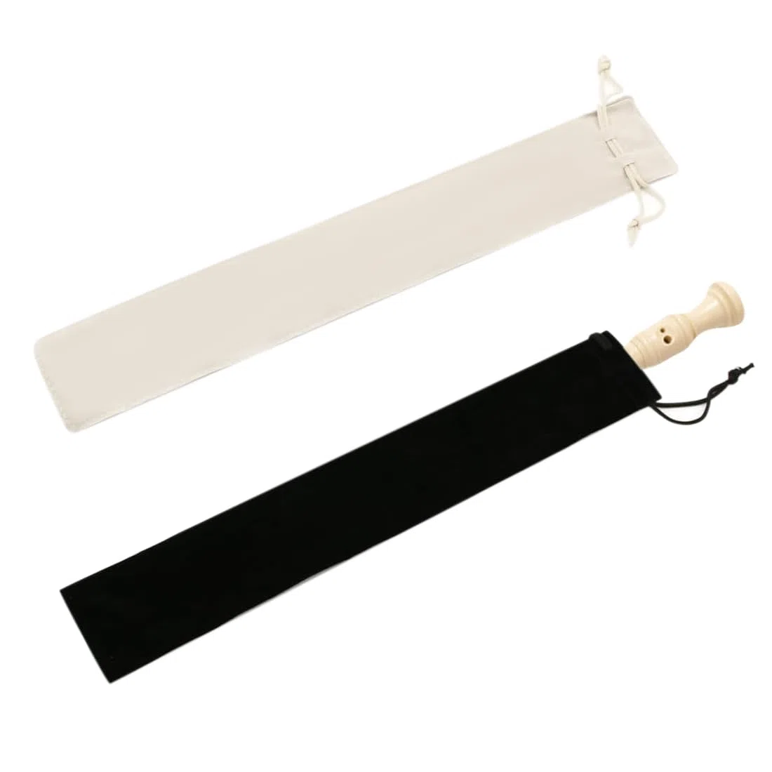 2 Pezzi Flauti Custodia Custodia Flauto Dolce Soprano Sacchetti di Velluto con Cordoncino