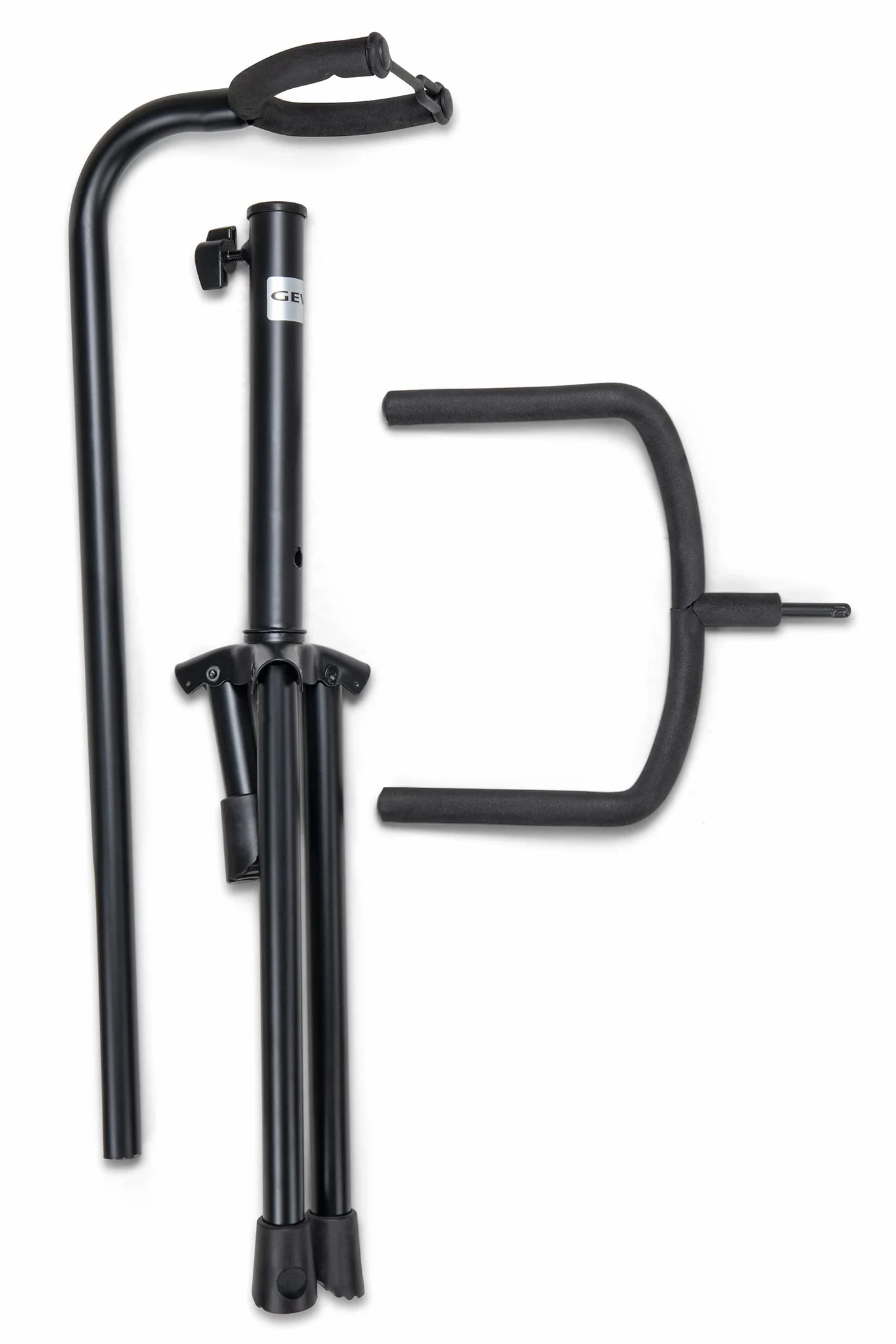 GEWA supporto per chitarra Classic - per chitarra acustica ed elettrica - chiusura in gomma - base 56x34 cm - nero - GS-10B