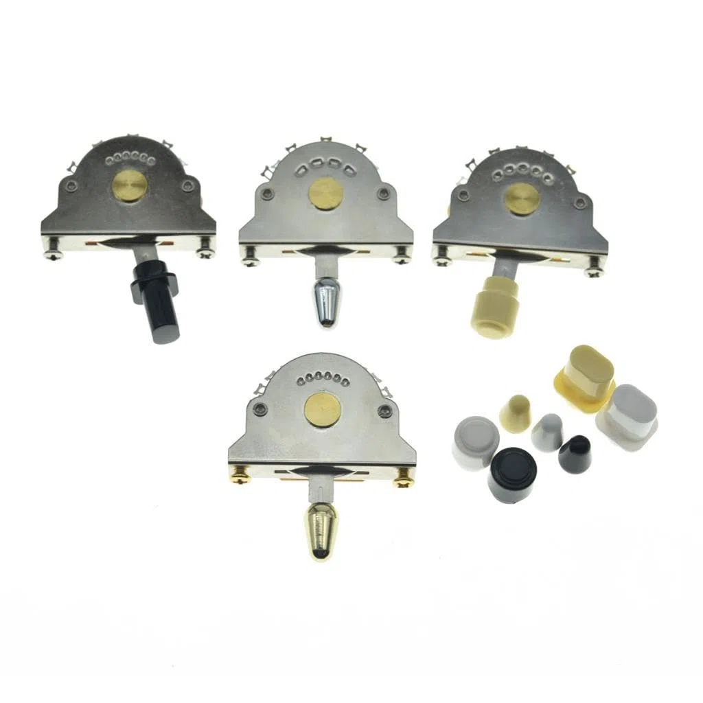 Dopro 4-way Chitarra Lama Interruttore Pickup Selettore Interruttore per ST/Tele/Chitarre Elettriche 3 Punte Top Hat