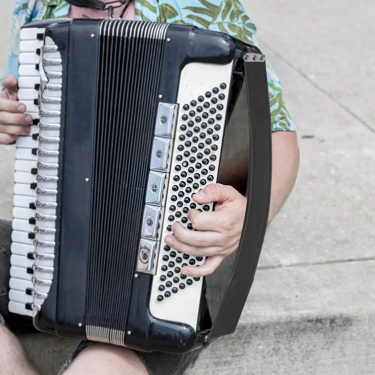 ifundom Cinturino Regolabile per Fisarmonica Bassi in Pelle Pu per 60-72 Bassi Accessorio per Musicisti Adulti Adatto a Fisarmoniche