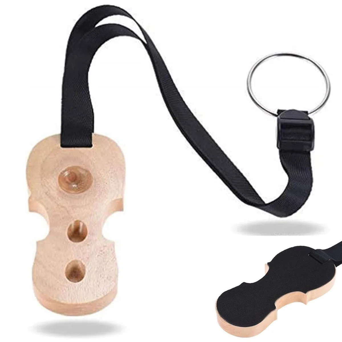Picche de Violoncello Rest, picche pour violoncello Supporto Ancoraggio Antiscivolo Portatile, Legno Massello